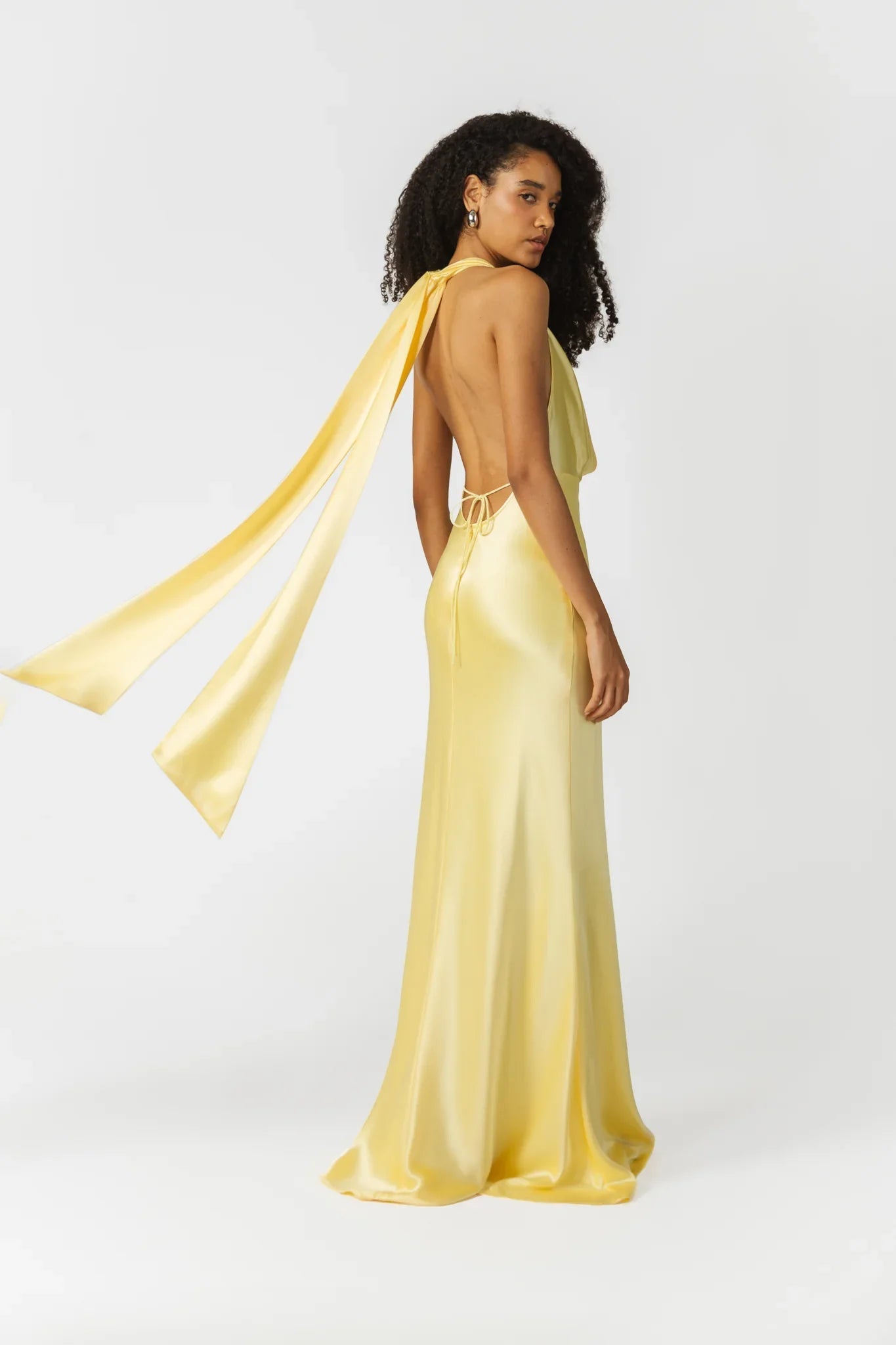Pearl Satin Gown